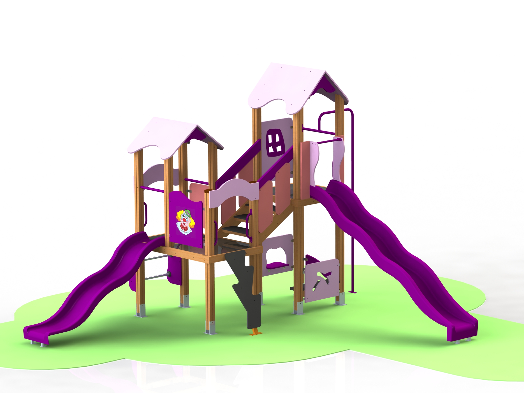 Product photo: Combined playground equipment, model КД19