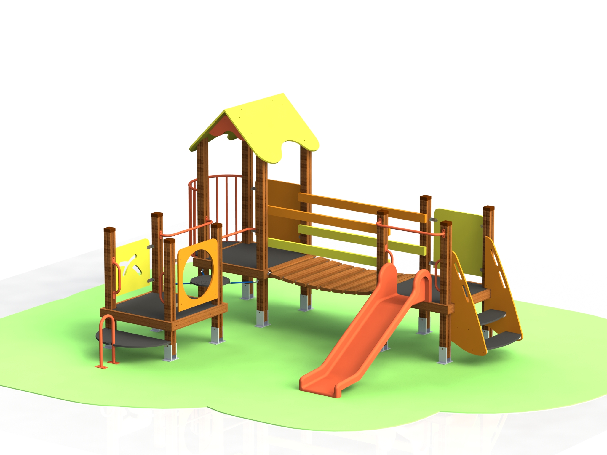 Product photo: Combined playground equipment, model КД49