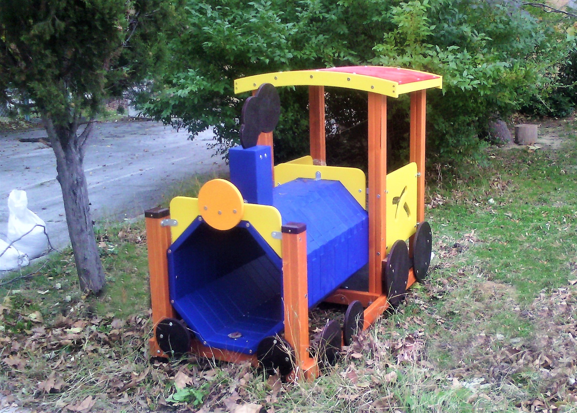 Product photo: Combined playground equipment, model КД51 – “Locomotive”