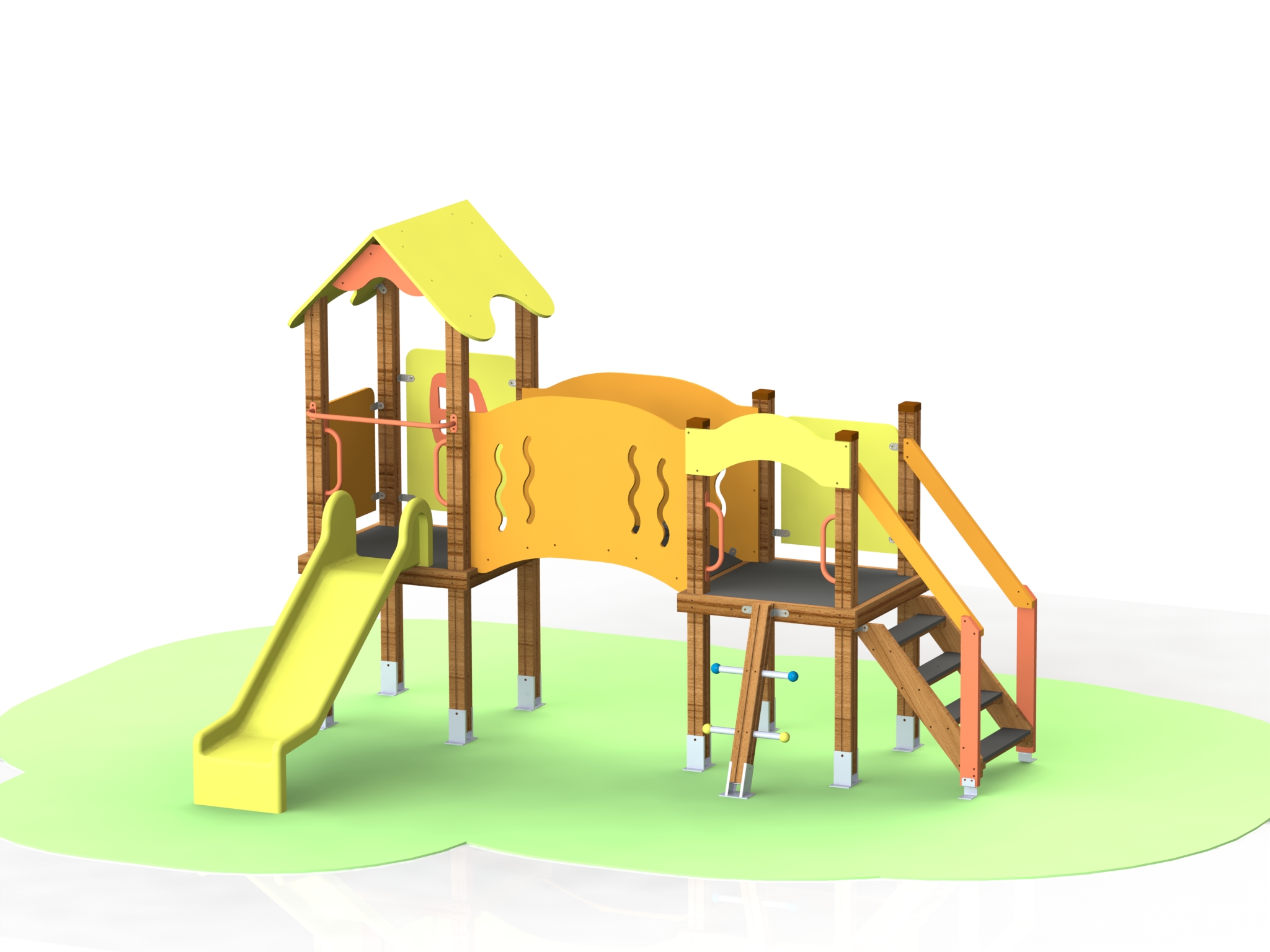 Product photo: Combined playground equipment, model КД106