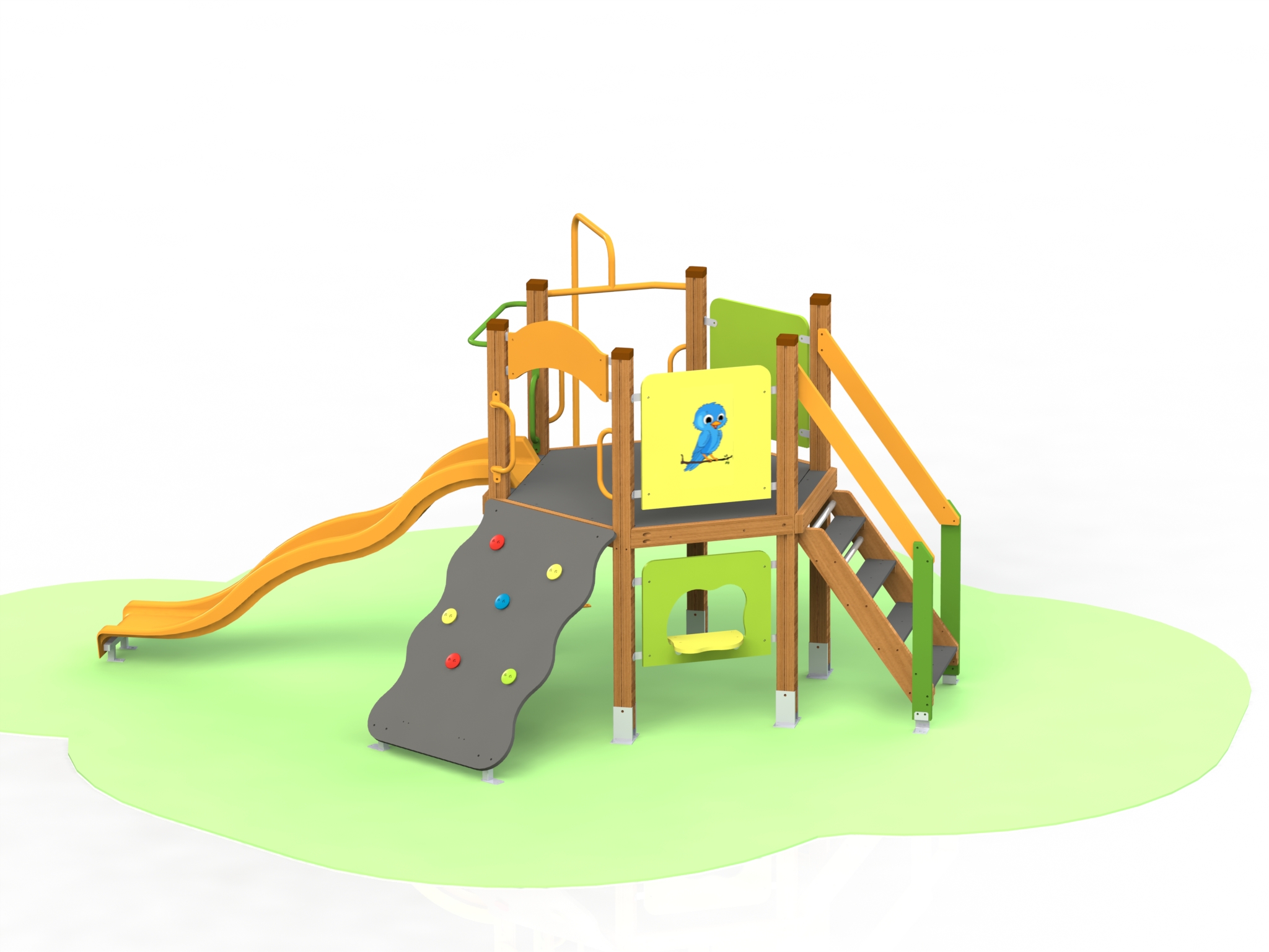 Product photo: Combined playground equipment, model КД107