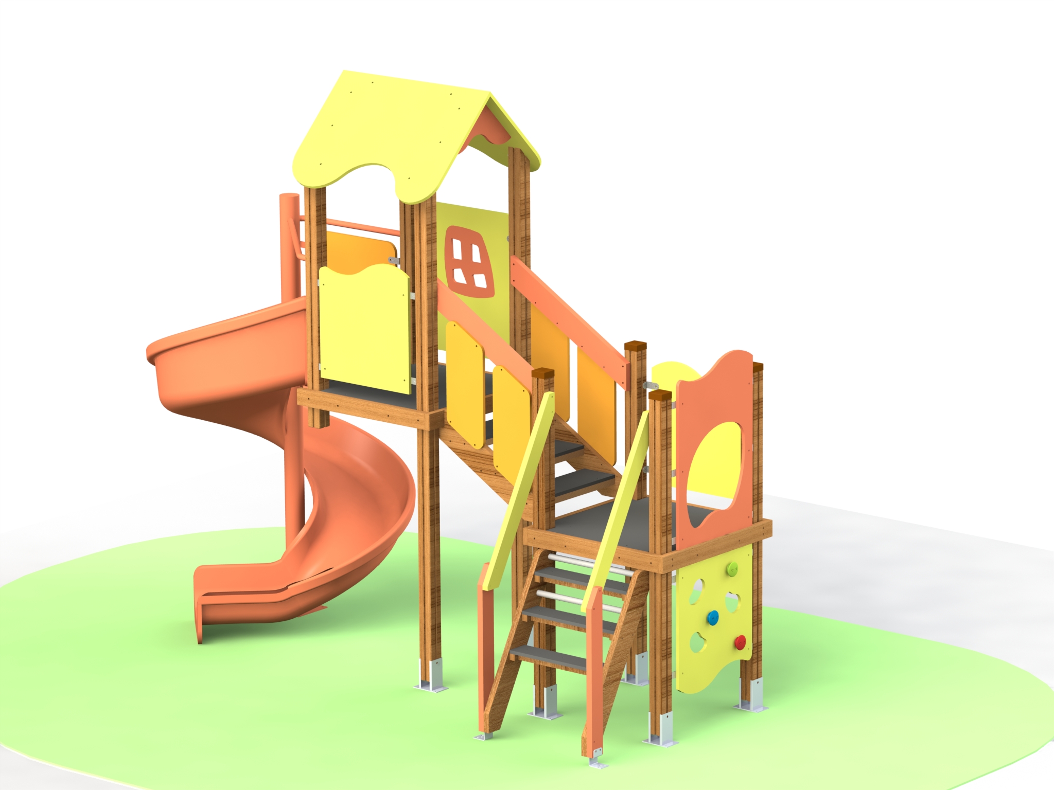 Product photo: Combined playground equipment, model КД111