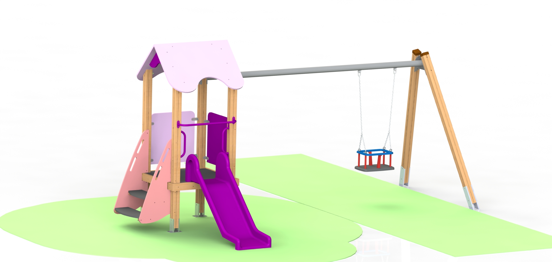 Product photo: Combined playground equipment, model КД58