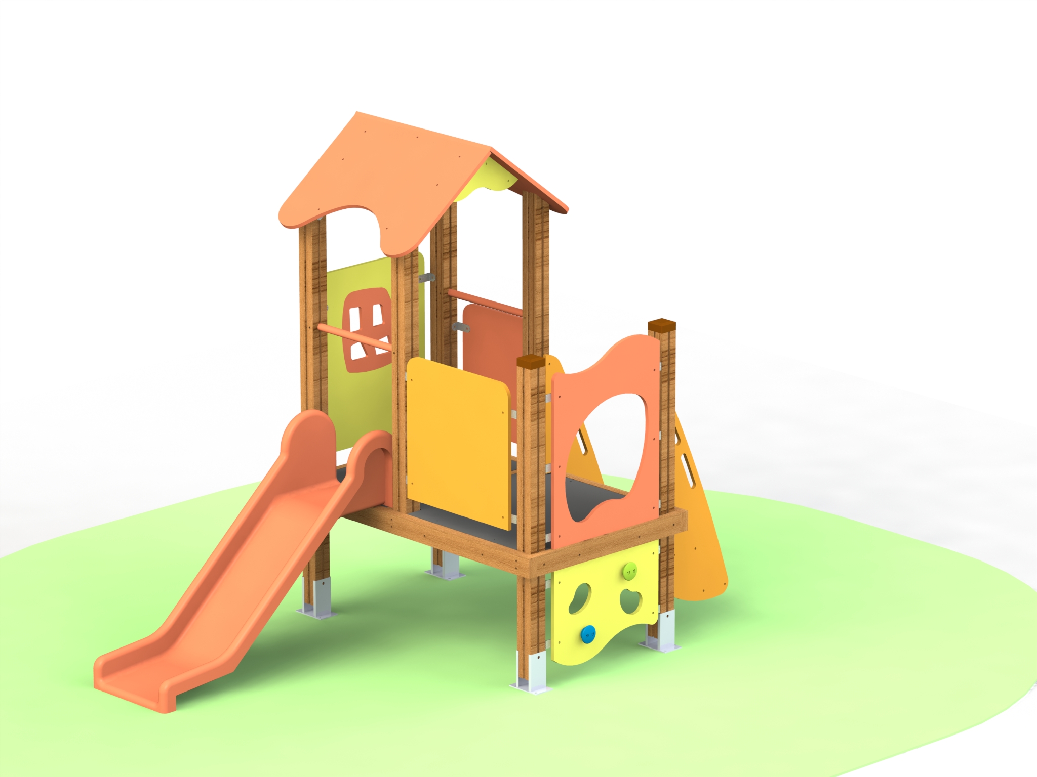 Product photo: Combined playground equipment, model КД69