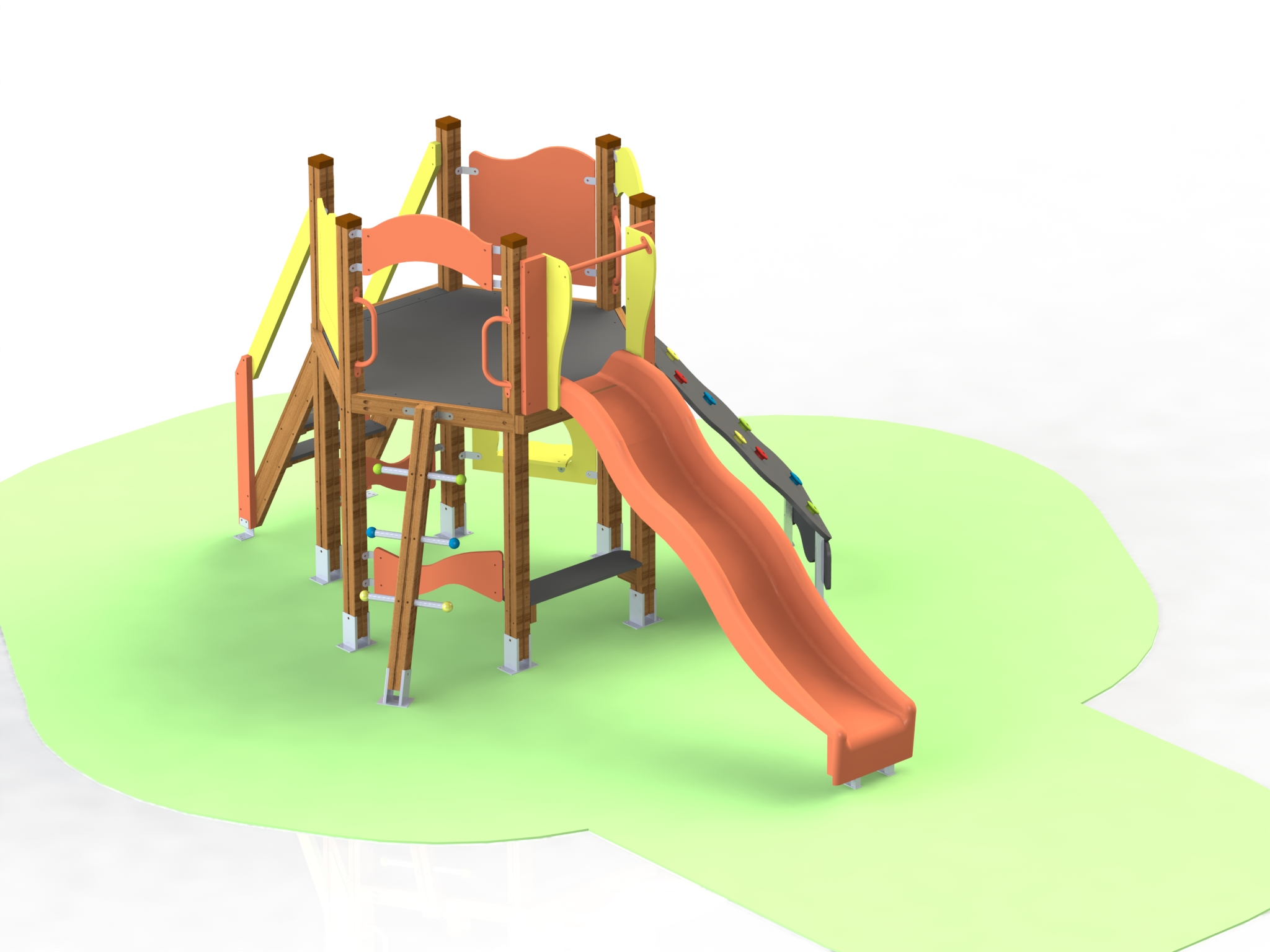 Product photo: Combined playground equipment, model КД06-HPL