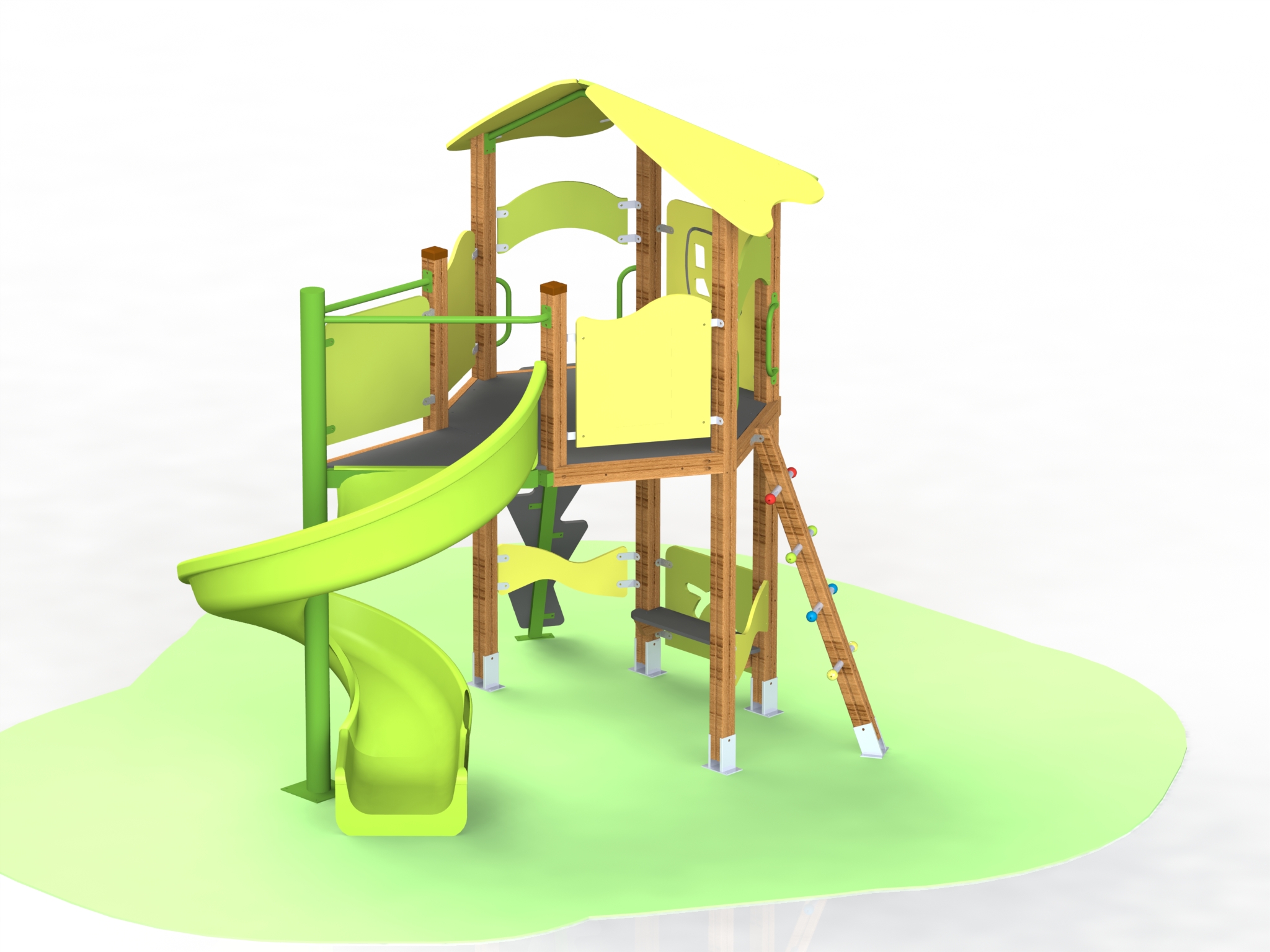 Product photo: Combined playground equipment, model КД09-HPL