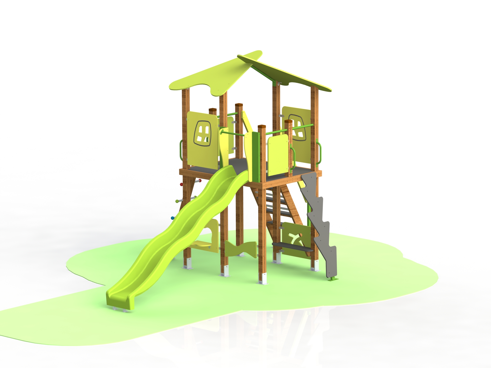Product photo: Combined playground equipment, model КД11-HPL