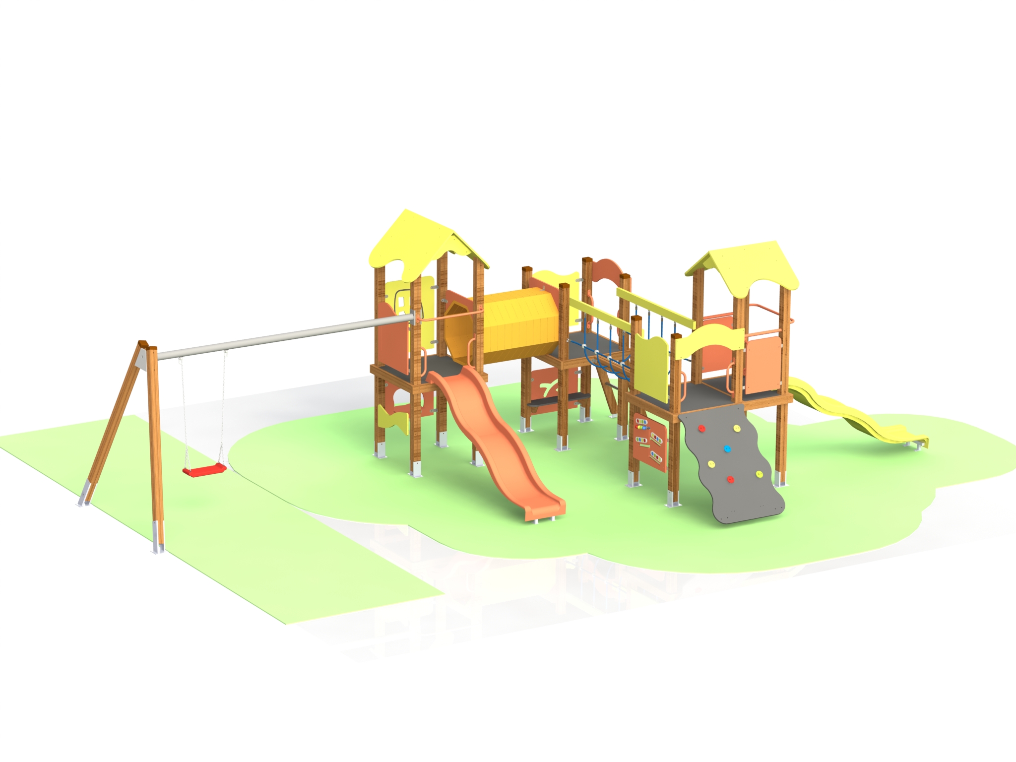 Product photo: Combined playground equipment, model КД28-HPL