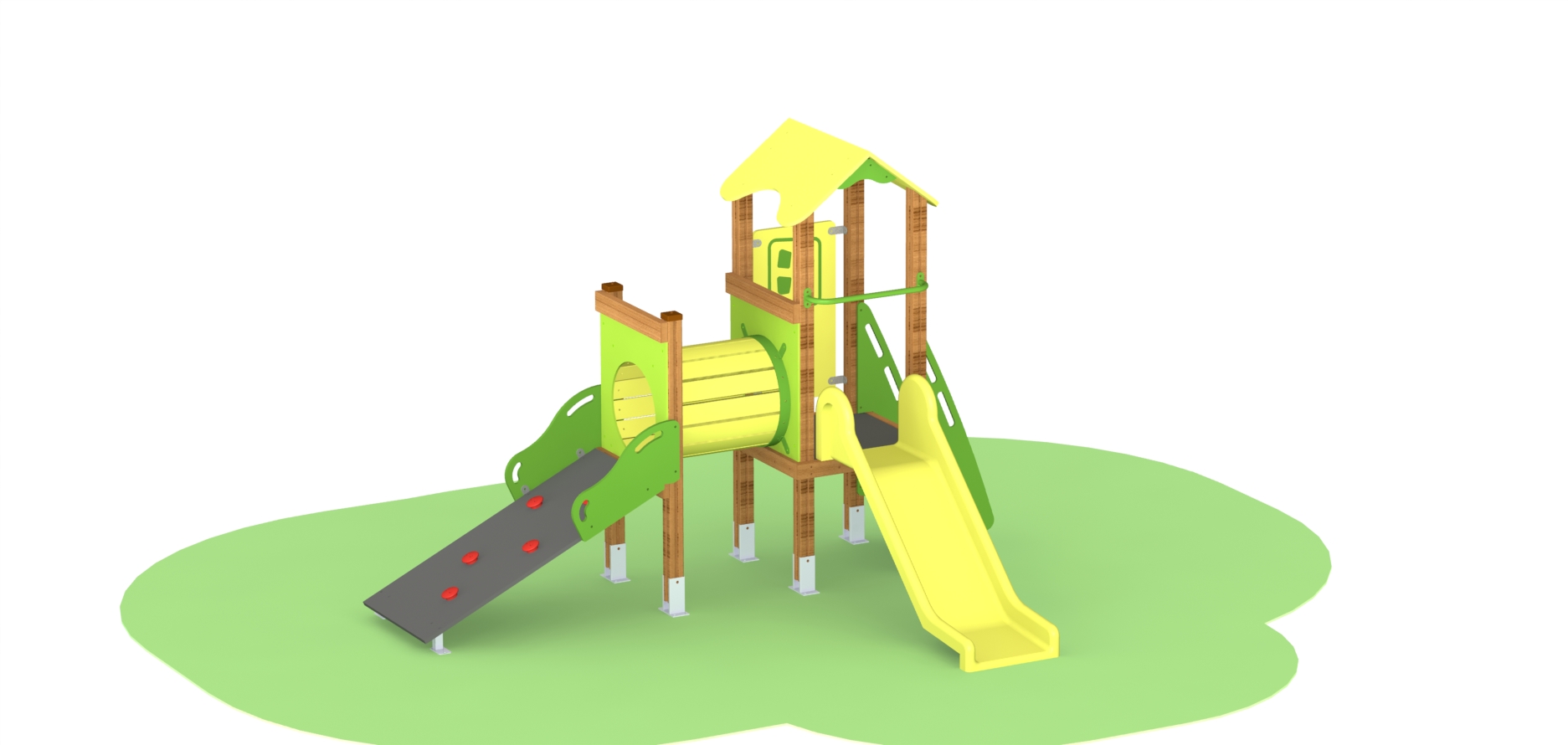 Product photo: Combined playground equipment, model КДM124