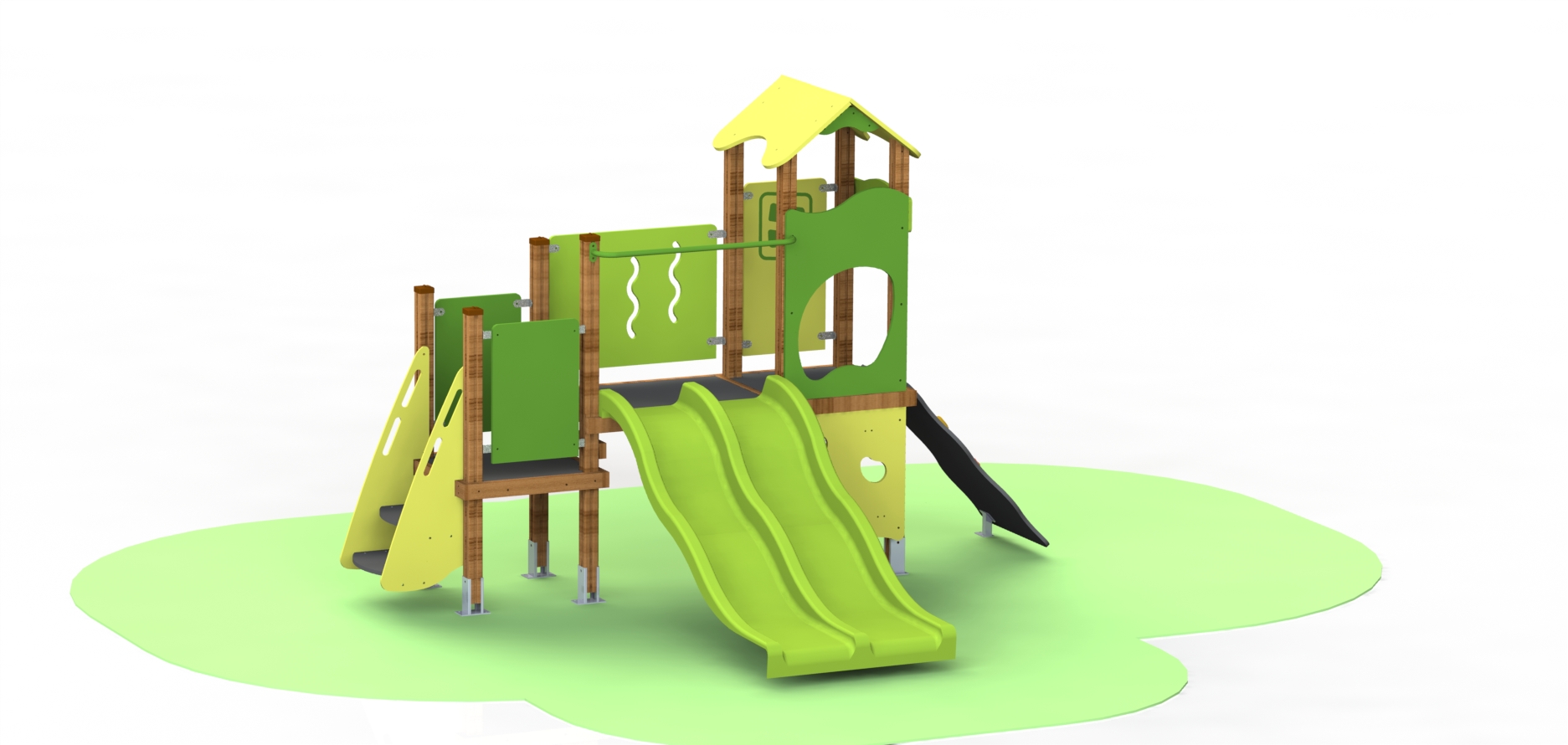 Product photo: Combined playground equipment, model КДM136