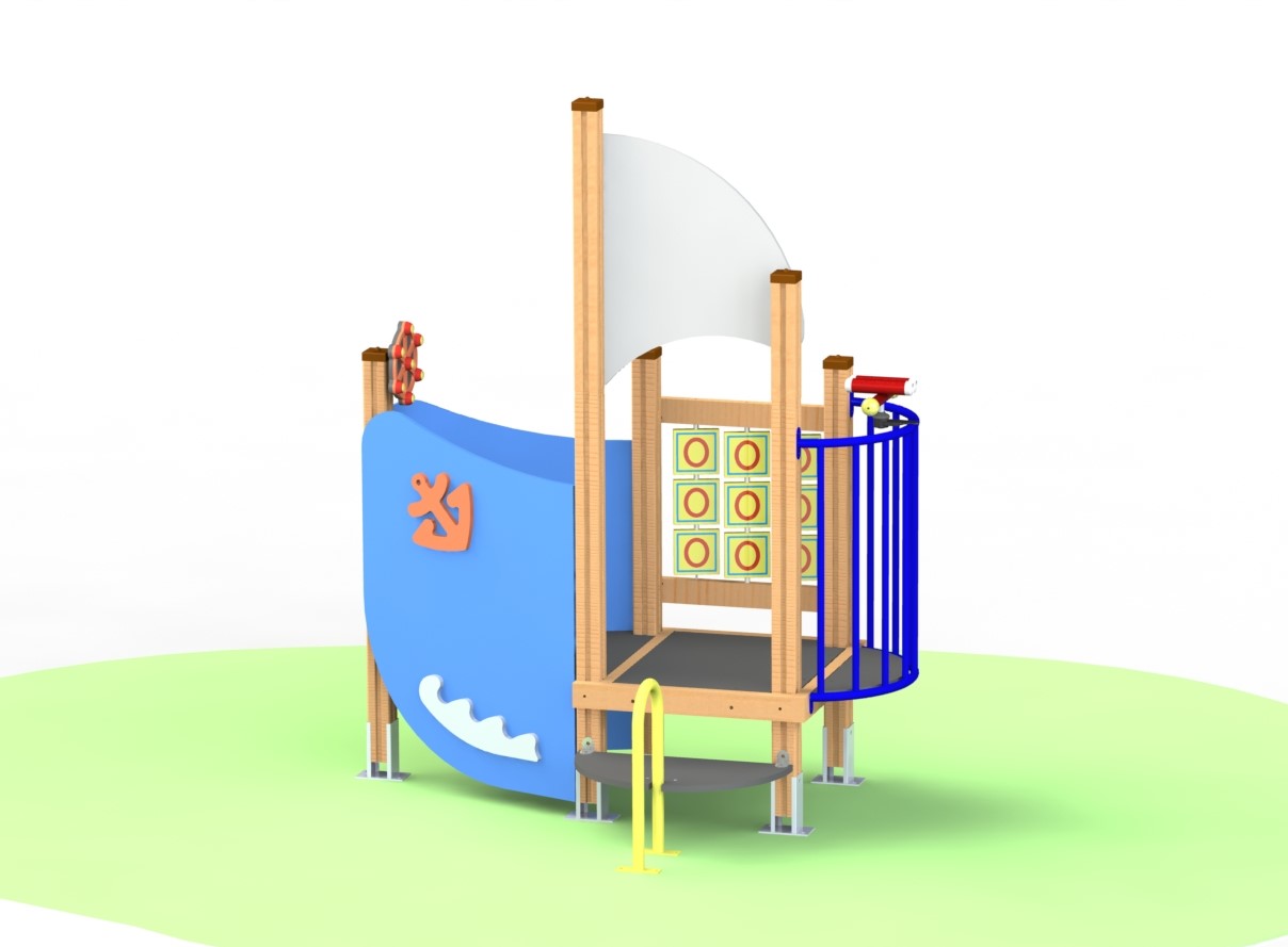 Product photo: Combined playground equipment, model КДM141