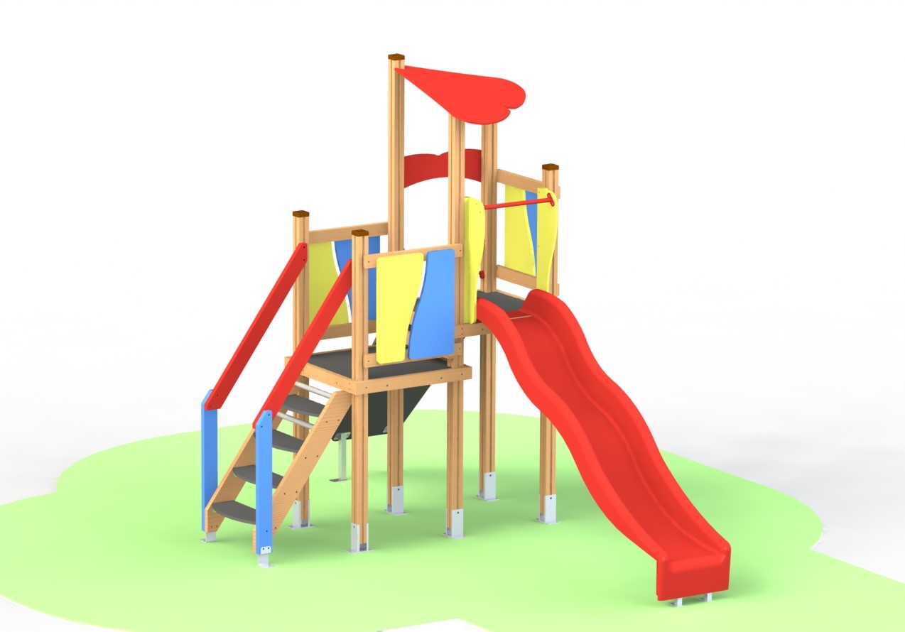 Снимка на продукта: Комбинирано детско съоръжение, модел КДС08