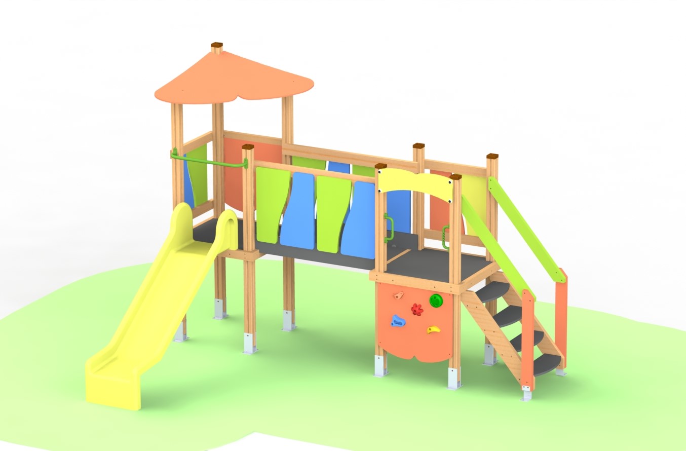 Product photo: Combined playground equipment, model КDC106
