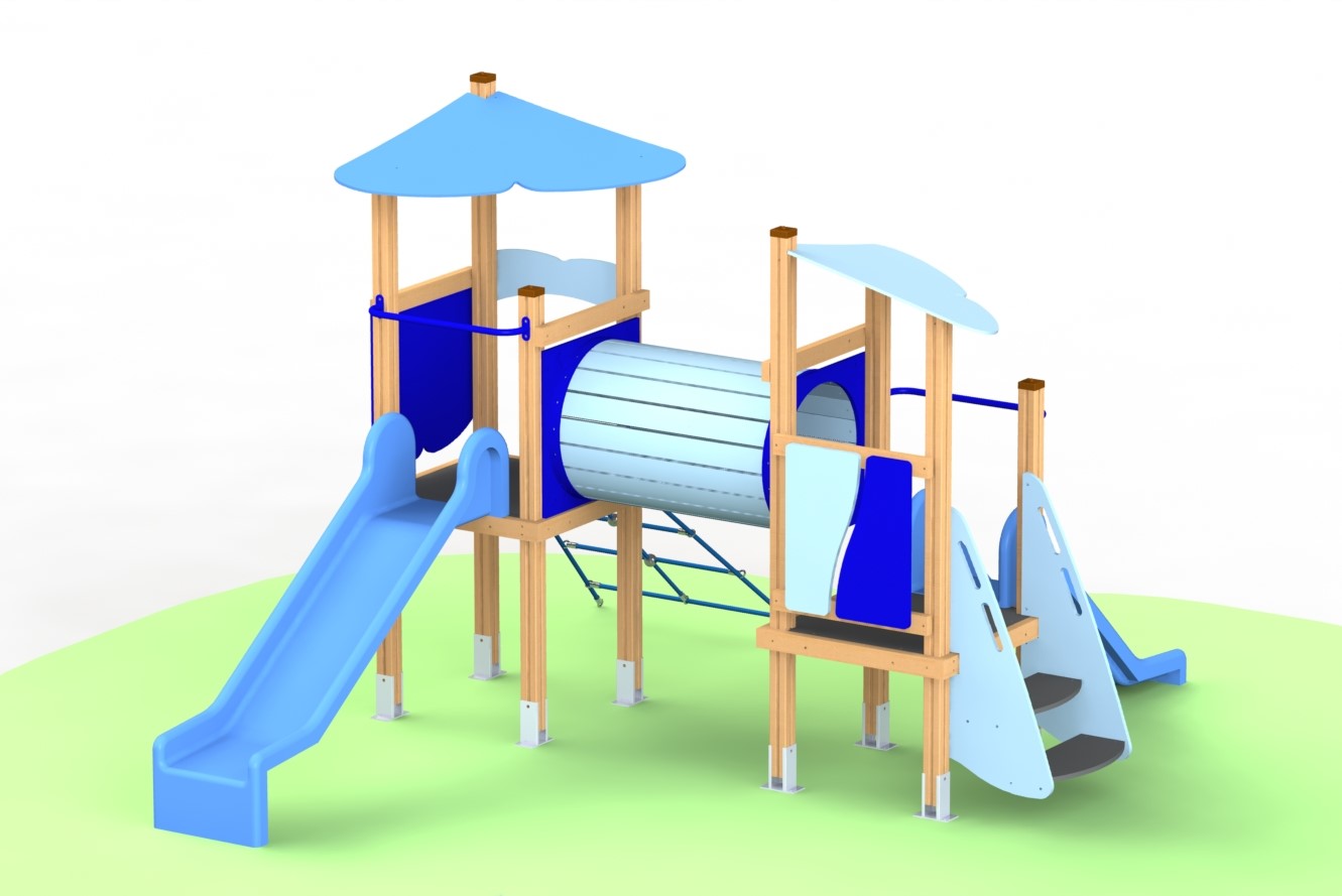 Product photo: Combined playground equipment, model КDC134