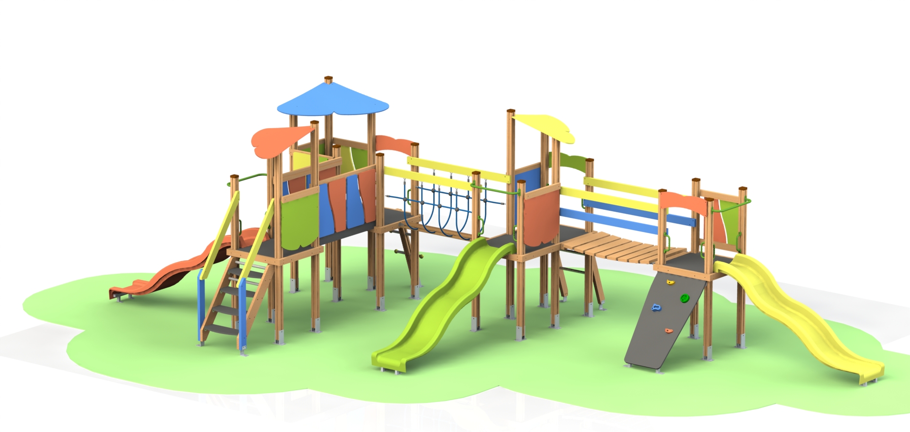 Product photo: Combined playground equipment, model КDC34