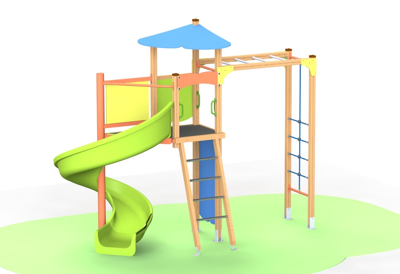 Product photo: Combined playground equipment, model КDC36