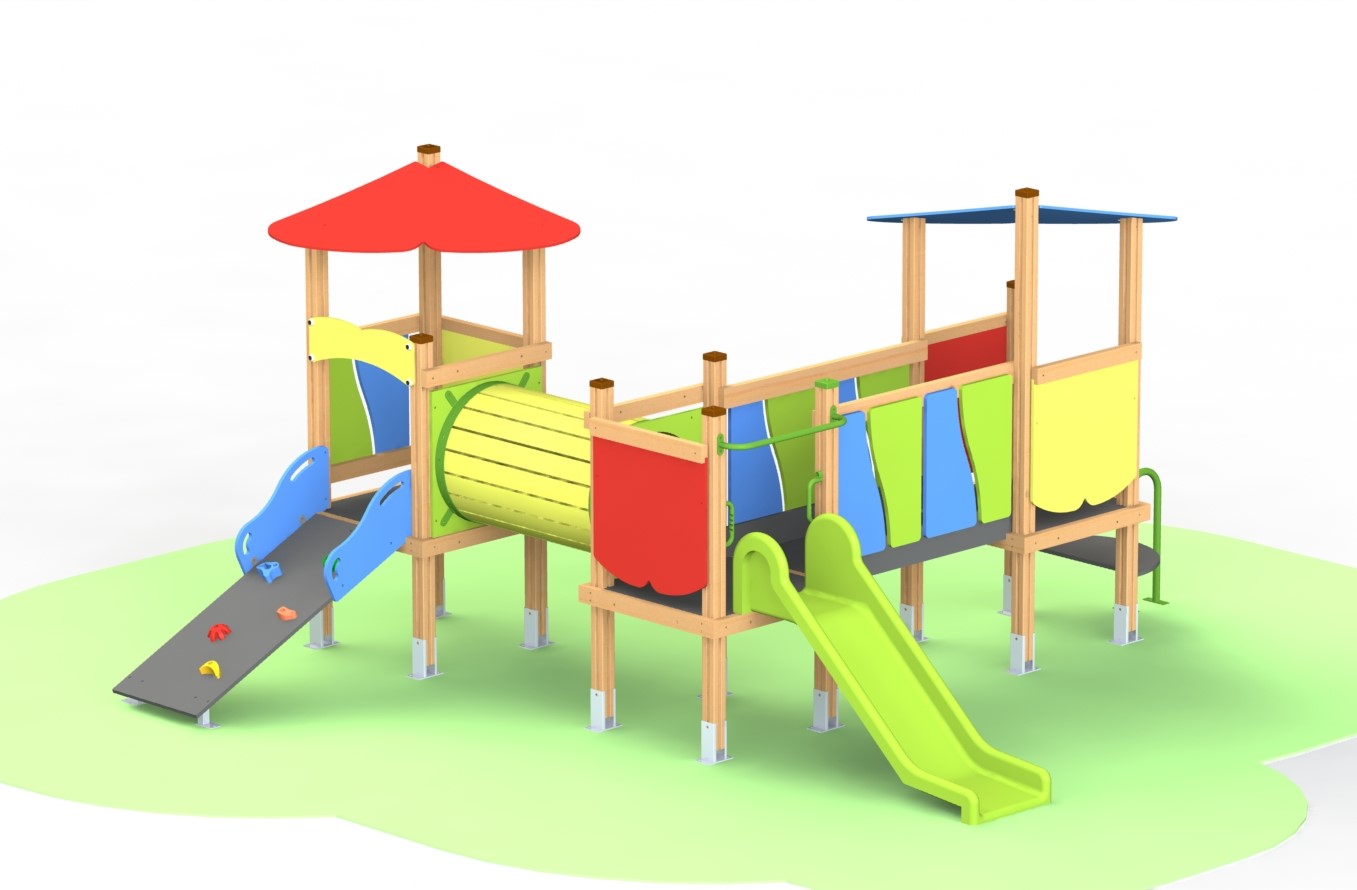Product photo: Combined playground equipment, model КDC45