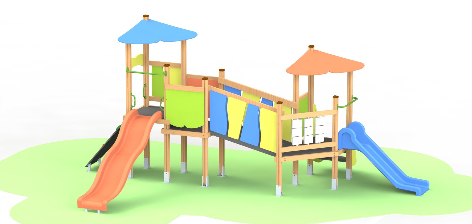 Product photo: Combined playground equipment, model КDC93