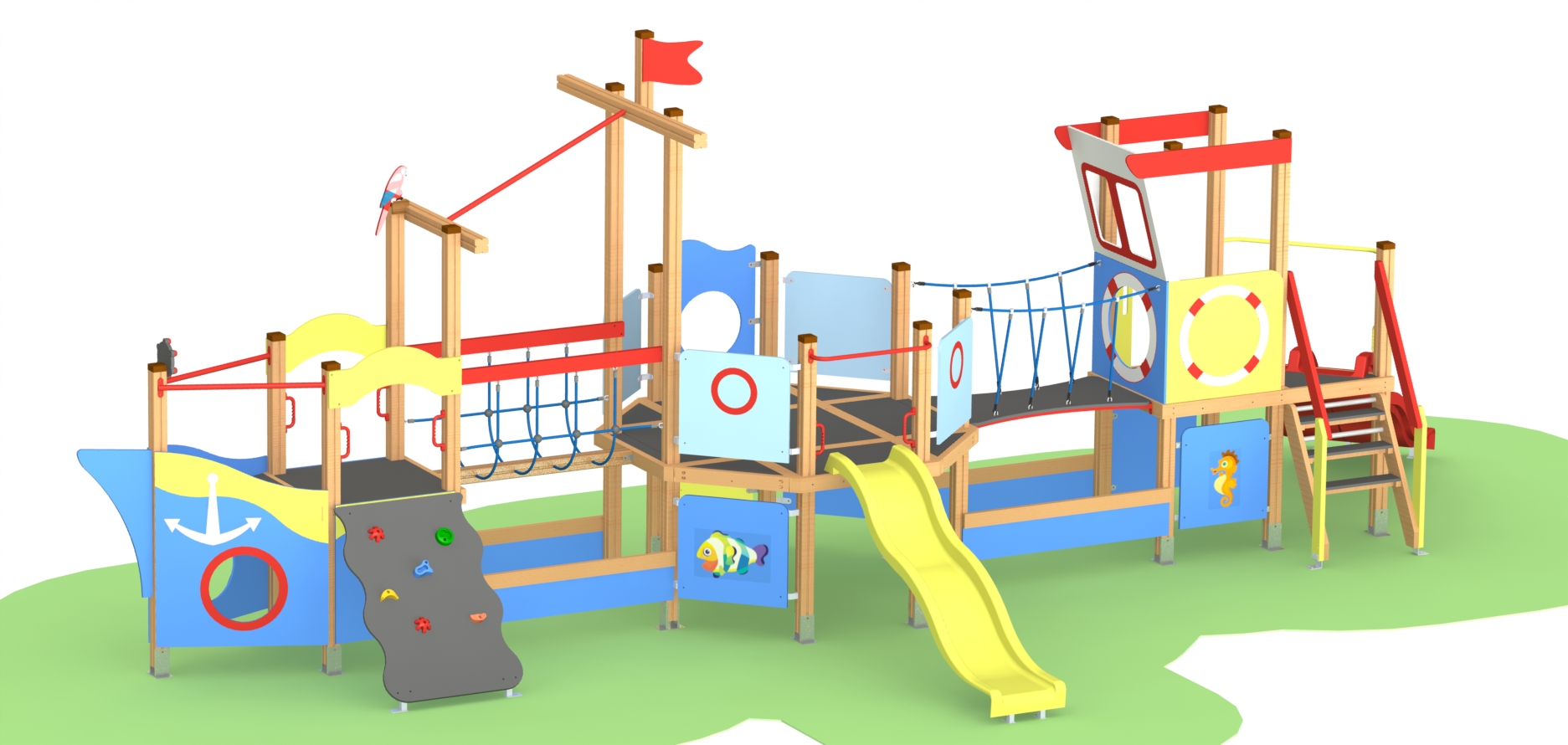 Product photo: Combined playground equipment, model КД123