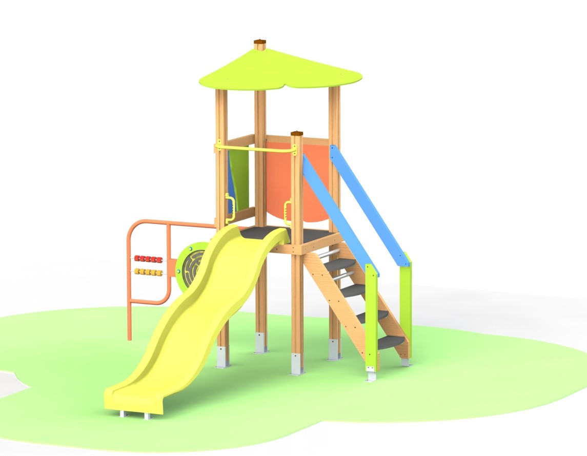 Product photo: Combined playground equipment, model KDC12